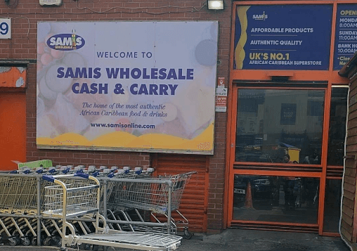 Samis Online Wholesale Cash & Carry — Birmingham